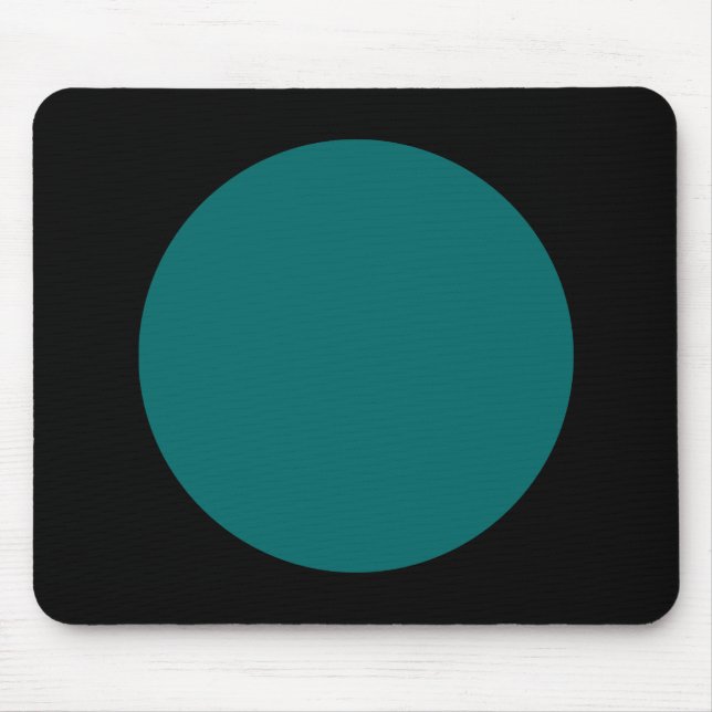 Mousepad Círculo - Verde Mosa e Preto (Frente)