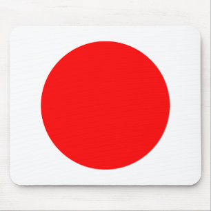 Mousepad Círculo - Vermelho e Branco