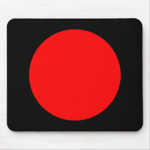 Mousepad Círculo - Vermelho e Preto
