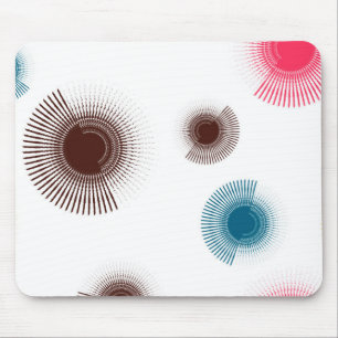 Mousepad Círculos coloridos, legal, de queda urbana