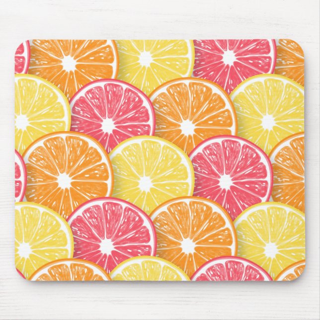 Mousepad Círculos de citrinos (Frente)
