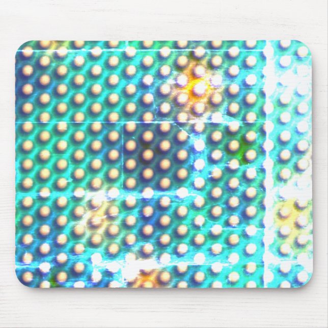 Mousepad Círculos de desenho que se parecem com esferas ou  (Frente)