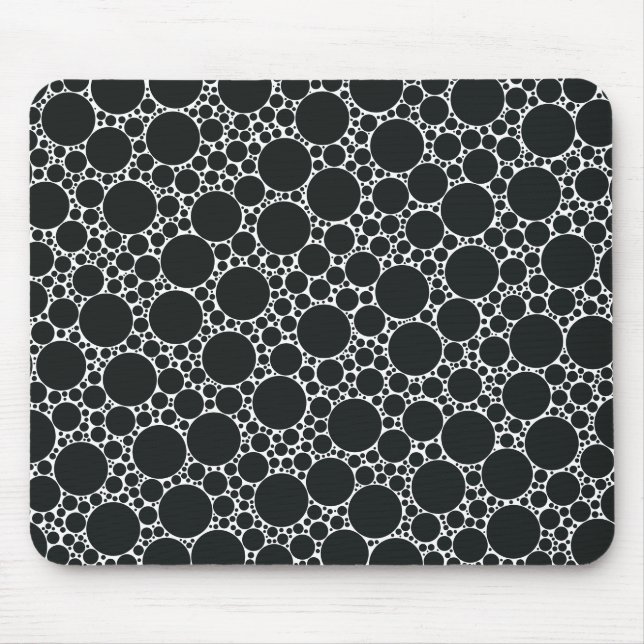 Mousepad Círculos de embalagem prismática (Frente)