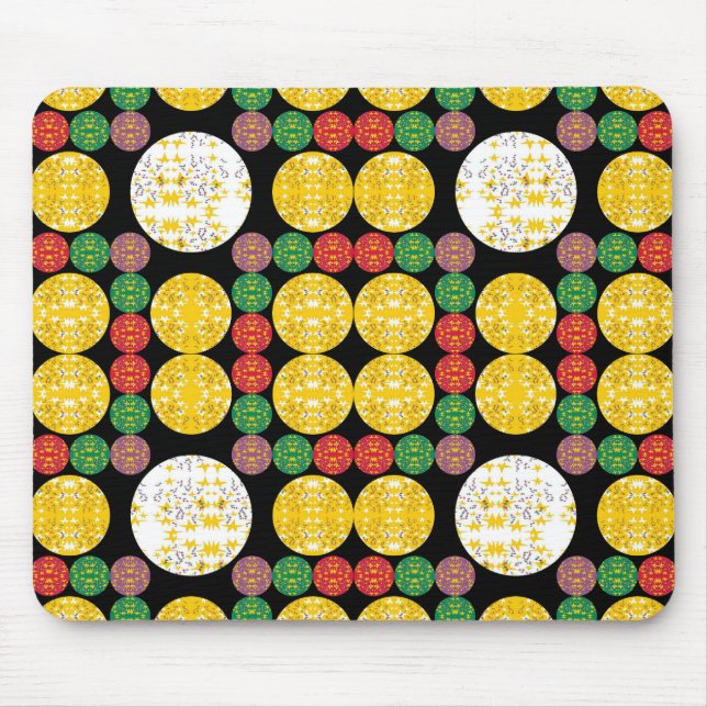 Mousepad Círculos de Estrelas (Frente)