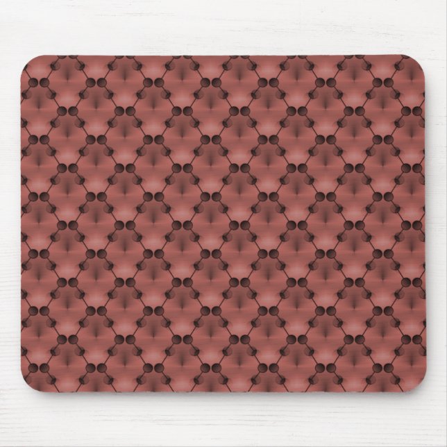Mousepad Círculos de Funk Retro Maroon (Frente)
