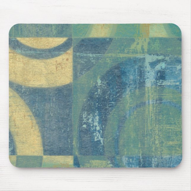 Mousepad Círculos e painéis multicoloridos (Frente)