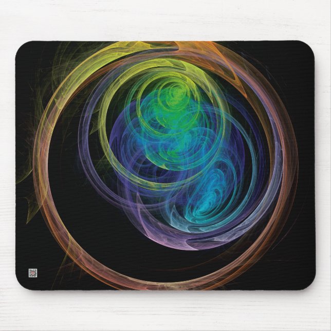 Mousepad Círculos Espaciais (Frente)