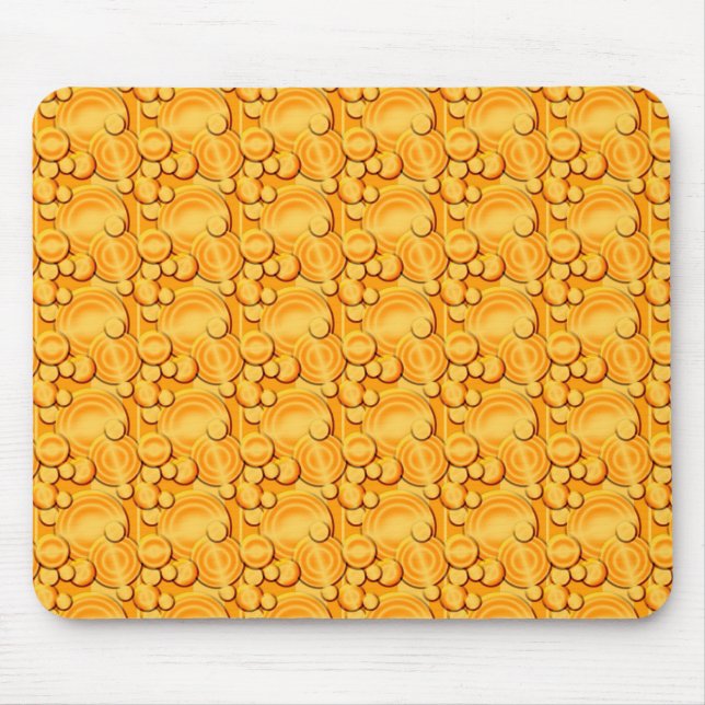 Mousepad Círculos Laranja (Frente)