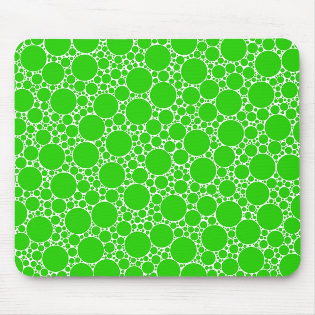 Mousepad Círculos Verdes (Frente)
