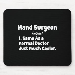 Mousepad Cirurgia de definição de cirurgiões de mão, doutor