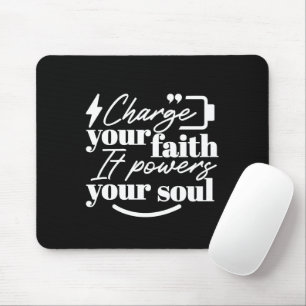 Mousepad Citação Cristã Motivacional – Carregue Sua Fé