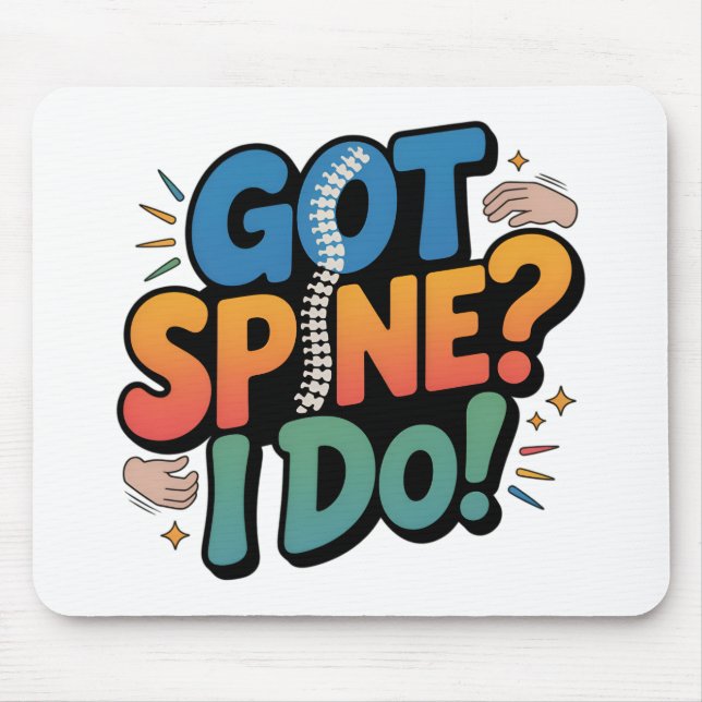 Mousepad Citação da Saúde Humor Spine do Chiropractor (Frente)