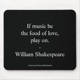 Mousepad Citação de Amor de William Shakespeare