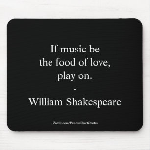 Mousepad Citação de Amor de William Shakespeare