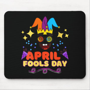 Mousepad Citação de aniversário do dia da mentira para mulh