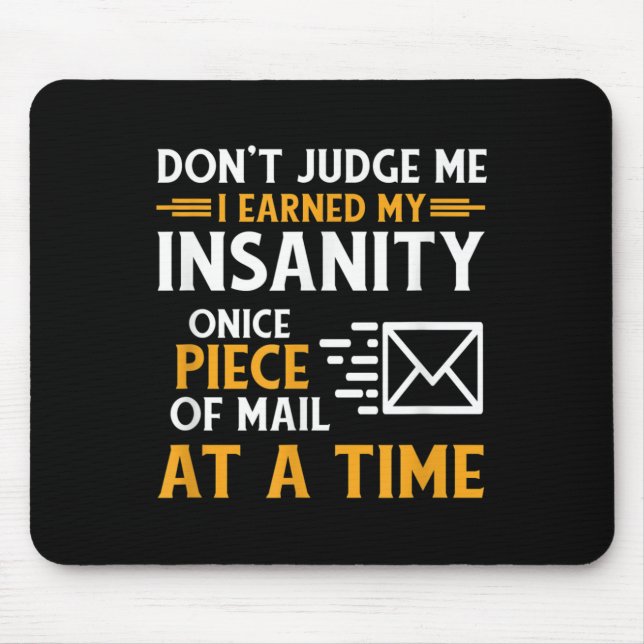 Mousepad Citação de Correio do Operário Funny Postal (Frente)