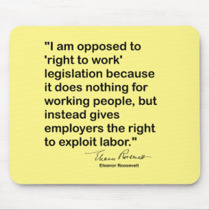 Mousepad citação de Eleanor Roosevelt