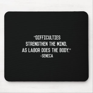 Mousepad Citação de Filosofia de Seneca Stoic