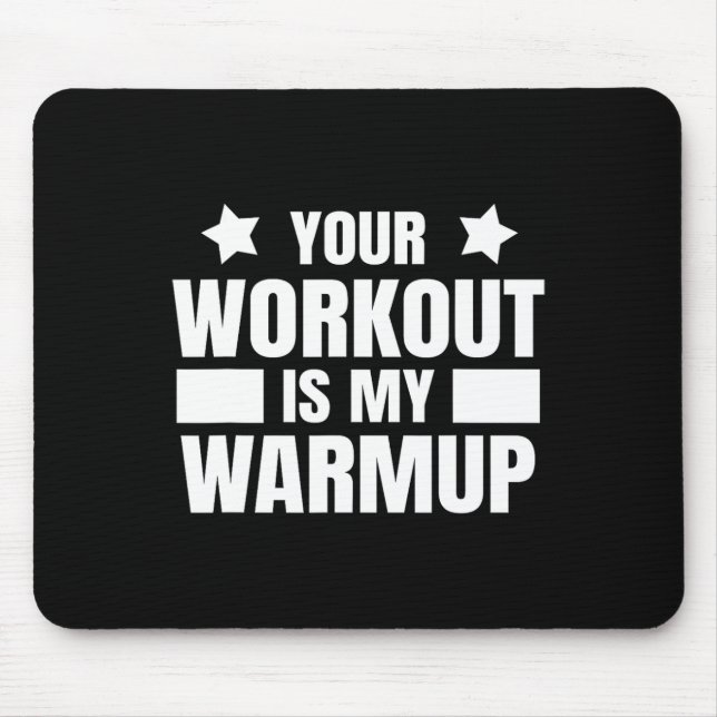 Mousepad Citação De Formação De Esporte Para O Trabalho De  (Frente)