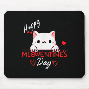 Mousepad Citação de Gatinho Fofo do Dia dos Namorados para