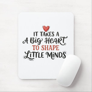 Mousepad Citação de Grande Coração de Apreciação de Profess