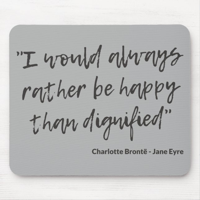 Mousepad Citação de Jane Eyre I (Frente)