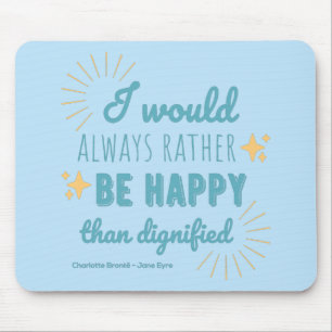 Mousepad Citação de Jane Eyre I - Edição Azul