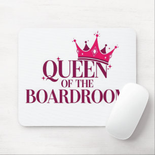 Mousepad Citação de Líder Feminina Empoderadora Mesa Rosa