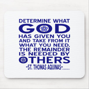 Mousepad Citação de Sto. Tomás de Aquino
