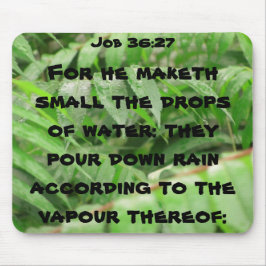 Mousepad Citação de Trabalho de Soma Molhada