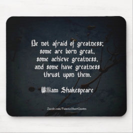 Mousepad Citação de William Shakespeare