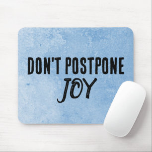 Mousepad Citação do Azul de Cores Aquáticas