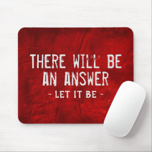 Mousepad Citação Do Couro Vermelho