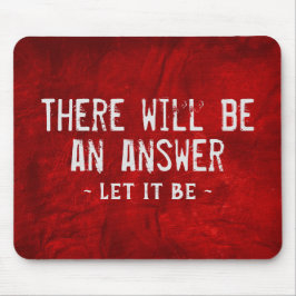 Mousepad Citação Do Couro Vermelho