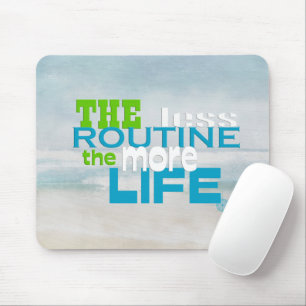 Mousepad Citação em Watercolor