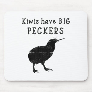 Mousepad Citação engraçada da Nova Zelândia Os kiwis têm bi