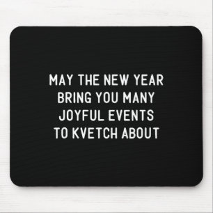 Mousepad Citação engraçada de Ano Novo Judaico Rosh Hashh e