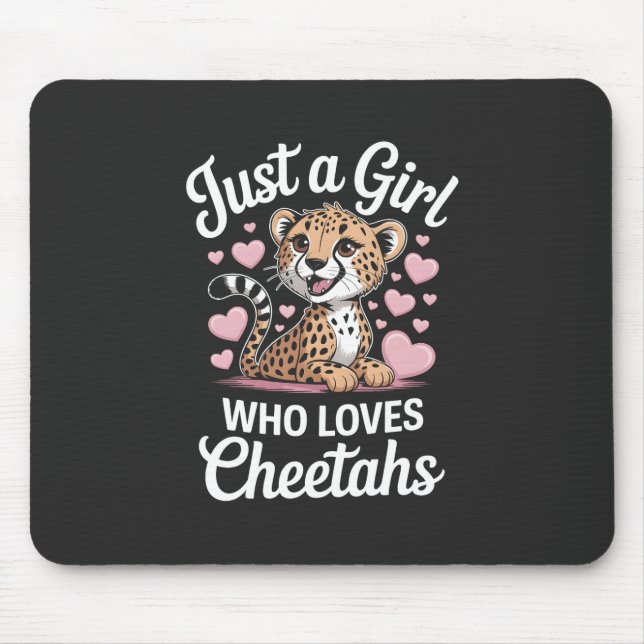 Mousepad Citação engraçada de guepardo  (Frente)