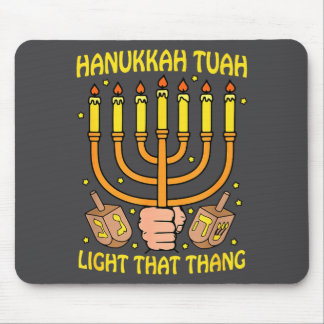 Mousepad Citação Engraçada Hanukkah Tuah Acenda Aquilo Desi