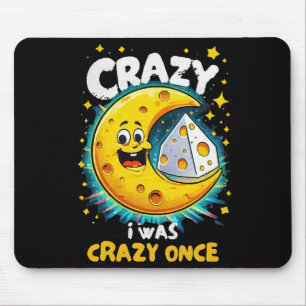 Mousepad Citação engraçada para amantes de queijo