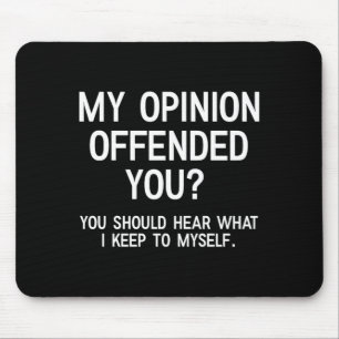 Mousepad Citação Engraçada Sarcástica Humor Inteligente e S