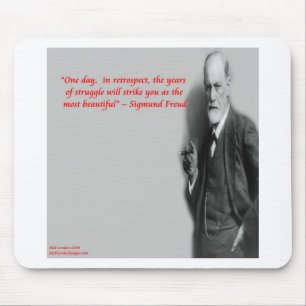 Mousepad Citação Famosa da "Luta" de Sigmund Freud