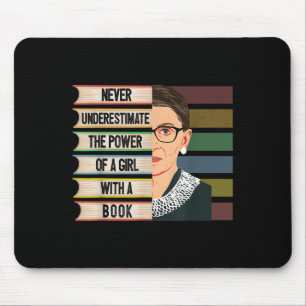 Mousepad Citação Feminista Ruth Bader Ginsburg Rbg Menina C