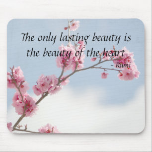 Mousepad Citação Inspiradora Cherry Blossom