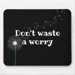 Mousepad Citação Inspiradora E Dandelion