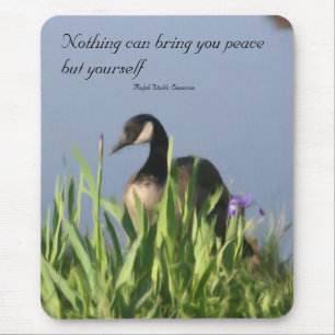 Mousepad Citação interna de paz do Canadá