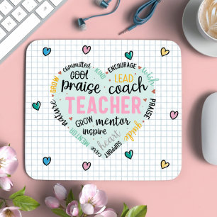 Mousepad Citação Motivacional da Vida de Professor Estético