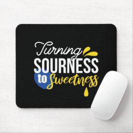Mousepad Citação Motivacional de Limão de Areia a Doce