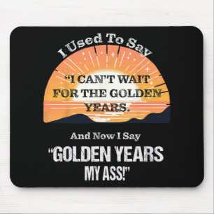 Mousepad Citação Sr. Cidadão Velho Obtendo Aposentação Anti