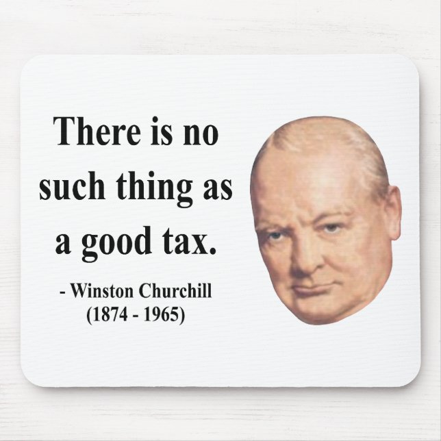 Mousepad Citações 14b de Winston Churchill (Frente)